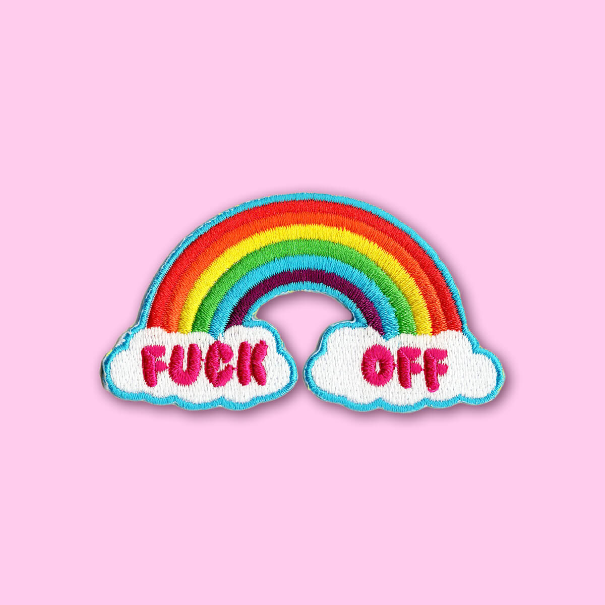 Rainbow fuck off patch