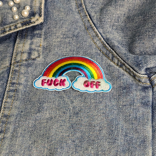 Rainbow fuck off patch